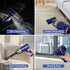 Car Vacuum Cleaner Cordless, Handheld Vacuum Cordless, 9000PA Suction 120W High Power Portable Vacuum Cleaner with Multi-nozzles and LED Light for...