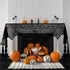 Blulu 2 Pieces Spiderweb Fireplace Mantle Scarf Lace Halloween Decoration Cover for Halloween Home Party Supply, Black, 18 by 96 inch...