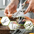Linoroso Kitchen Scissors Heavy Duty Kitchen Shears with Magnetic Holder Made with Japanese Steel 4034, Multipurpose Ultra Sharp Cooking Scissors ...