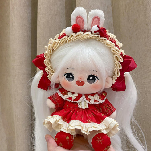Plush Doll Clothing Anime Character Costumes Adorable 20cm Plush Doll Clothing Set Anime Plush Doll Suitable for Plush Toys Gift for Girl (for 8in...