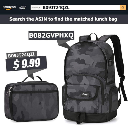 rickyh style School Backpack Travel Bag for Men & Women Lightweight College Back Pack with Laptop Compartmen...