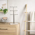 Umbra Trigem Hanging Jewelry Organizer Tiered Tabletop Free Standing Necklace Holder Display, White/Nickel...