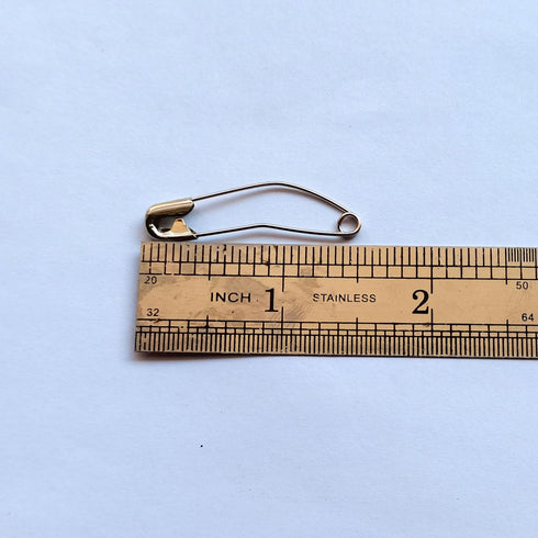 Curved Safety Pins for Quilting, Basting Pins, Size 2, 100-count...
