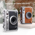 MUZIRI KINOKOO Clear EVO Case for Fujifilm Instax Mini EVO Instant Camera - Hard PVC Fuji Mini EVO Carrying Protective Case with Shoulder Strap -T...
