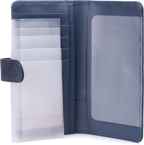 Buxton Heiress Pik Me Up - Checkbook & Credit Card Holder Wallet, Red Rfid...