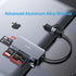 USB3.0 Type-C Multi Card Reader, SD/Micro SD/CF/MS/XD 5in1 Memory Card Reader, SD SDXC SDHC CF CFI TF Micro SD Micro SDXC Micro SDHC MS UHS-I Card...