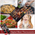 Meat Thermometer Instant Read for Grill and Cooking, Fast & Precise Digital Food Thermometer with Backlight, Magnet, Calibration, and Foldable Pro...