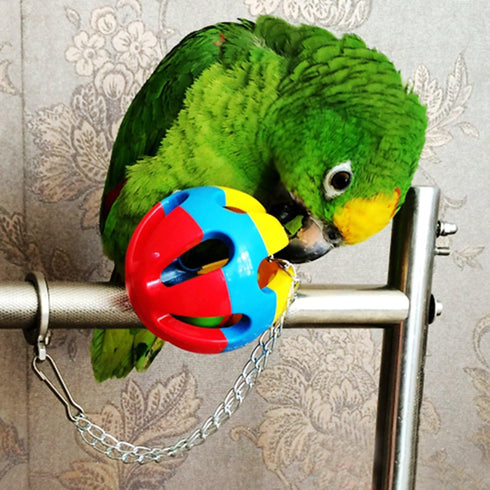 BWOGUE Bird Swing Toys with Bells Pet Parrot Cage Hammock Hanging Toy Perch for Budgie Love Birds Conures Small Parakeet Finches Cockatiels (5 Pac...