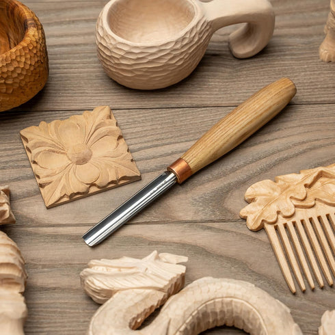 BeaverCraft Wood Carving Gouge K9/10 Woodworking Hand Chisel Compact Wood Carving Knife for Beginners and Profi...