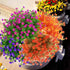 12 Bundles Outdoor Artificial Flowers UV Resistant Fake Boxwood Plants, Faux Greenery for Indoor Outside Hanging Plants Garden Porch Window Box Ho...