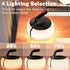 RGB Table Lamp Cordless Rechargeable Portable,Powerful 6000mAh Battery Operated Night Light Dimmable LED Ambient Lighting Bedroom Lamp for Bedside...