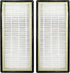 LifeSupplyUSA True HEPA Filter Replacement Compatible with Honeywell HEPAClean HRF-C2, Filter C Air Purifier (2-Pack)...