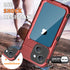 AICase for iPhone 13 Case Waterproof Metal Underwater Phone Case with Built-in Screen Protector, Full Body Protective Military Grade Shockproof He...