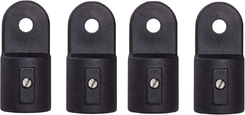 Boat Bimini Top Fittings Nylon Eye End Cap 7/8 Inch Marine Bimini Top Hardware Cover Cap Eye End,Pack of 4...