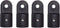 Boat Bimini Top Fittings Nylon Eye End Cap 7/8 Inch Marine Bimini Top Hardware Cover Cap Eye End,Pack of 4...