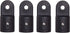 Boat Bimini Top Fittings Nylon Eye End Cap 7/8 Inch Marine Bimini Top Hardware Cover Cap Eye End,Pack of 4...