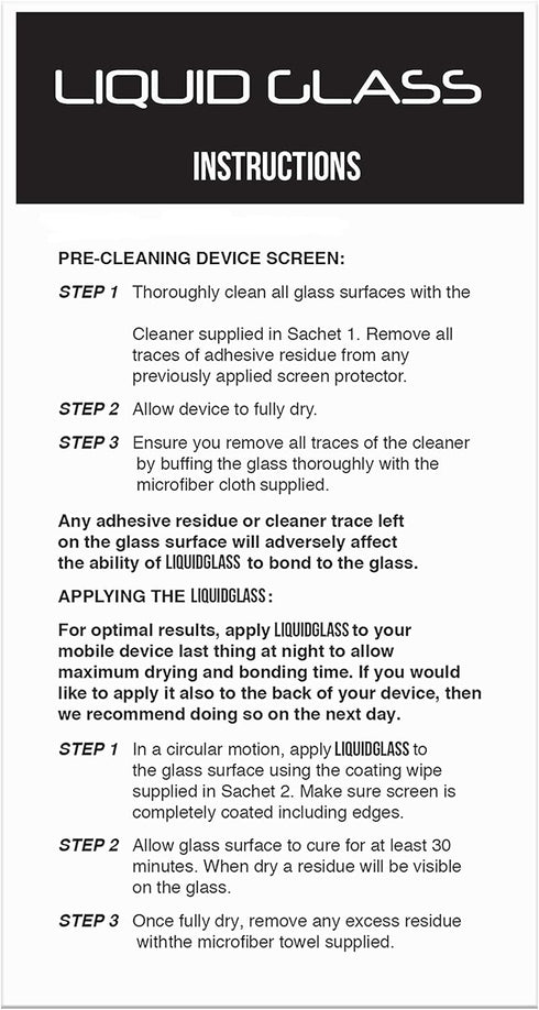 LUVVITT Liquid Glass Screen Protector Scratch and Shatter Resistant Wipe On Nano Protection for All Phones Tablets Smart Watches - Universal...