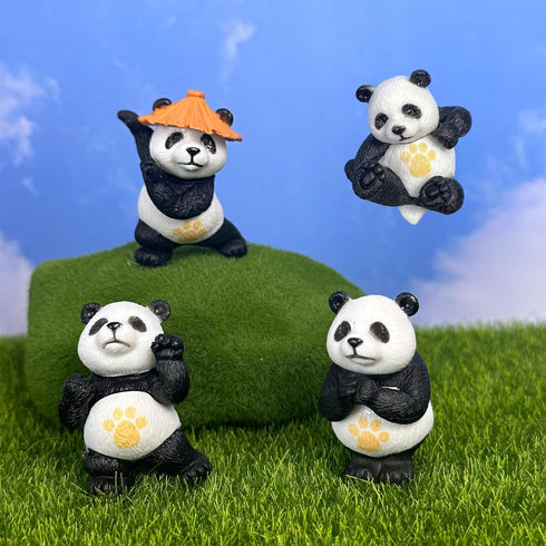 Fairy Garden Accessories Mini Panda Ornament for Home decor Party decor-Panda 4PCS...
