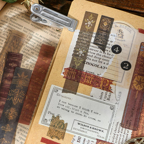 Scrapbook Vintage Stickers for Journaling,Aesthetic Planner Stickers Washi Sticker Paper for DIY Stationery Diary Planners Letters Cards Album Not...