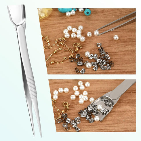 3Pcs Piercing Ball Grabber Tool Set, 4 Prongs Holder Diamond Claw Grabber Pick Up Tool, Precision Stainless Steel Jewelry Tweezers For Tiny Object...