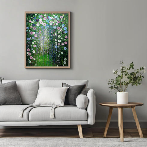 Posterizer 1 pcs-delicate vintage floral garden art-oil painting inspired 3-Collectibles & Fine Art-Retro Art-Gift for Men Women Entrepreneur Teen...