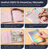 100 Envelopes Money Saving Challenge - $5050 Saving Challenge Kit, 100 Day Envelope Savings Challenge Book with Envelopes, Money Saving Book (Blac...