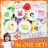 ZOCONE 12 PCS Cross Stitch Kits for Kids 7-13, Cross Stitch Beginner Kits with Instructions, Keychains, Embroidery Hoops and Tools, Needlepointing...