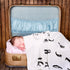 Baby Monthly Milestone Blanket for Boy Girl 50" x 40" Soft Flannel Blanket with Growth Chart Felt Frame Christian Swaddling Blanket Baby Shower Ge...