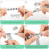 12pcs Italian Charm Bracelet Sets 9mm Italian Charms with Starter Brascelet Assorted Charms And Opening Tools Removable Module Charm Links Handmad...