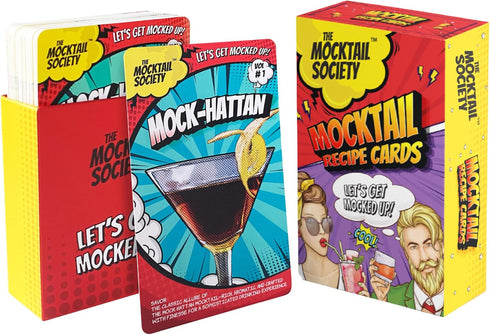 50 Premium Non-Alcoholic Mocktail Recipe Cards for Non-Alcoholic Cocktails - Elevate Your Drink Experience with Expert Mixology Tips and Recipes...