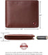 Alpine Swiss Mens Wallet for Men | RFID Protected Leather Mens Wallet | Spencer Bifold with Divided Bill Section | Gift Box | 2 ID Windows | 14 Ca...