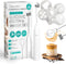 Real Simple Milk Frother and Whisk Set | USB Rechargeable Milk Frother with Stainless Steel Attachments and 5 Coffee Stencils | Perfect Handheld M...
