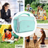 Amersun Lunch Box for Women, Light Blue, Water-Resistant, Oxford Fabric, Padded Liner, 2 Pockets, 6.58L Capacity, Stylish, School, Work, Picnic, T...