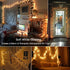 Clear Christmas Lights String, 21.63ft 100 Count Incandescent Brown Wire String Lights, UL Certified Outdoor Christmas Lights, Connectable Indoor ...