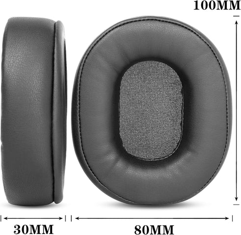 1 Pair Ear Pads Cushion Pillow Compatible with Pioneer SE-MS7BT MS9BN MS5T Headsets Replacement Earmuffs Cups (Leather)...