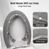 Toilet Seat Cover,Bathroom Soft Thicker Warmer with Snaps Fixed Stretchable Washable Fiber Cloth Toilet Seat Covers Pads Easy Installation& Cleani...