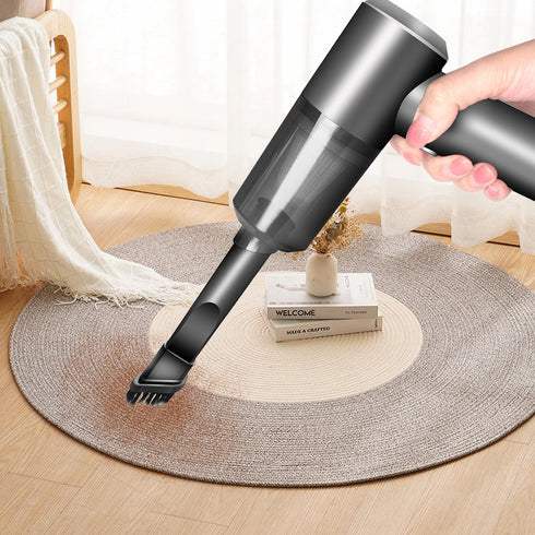 Handheld Car Vacuum Cleaner, Cordless Vacuum Cleaner, Mini Vacuum Cordless with LED Light, Portable Vacuum Cleaner for Home, Office and Car Cleani...