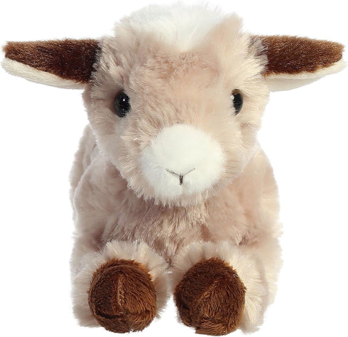 Aurora® Adorable Mini Flopsie™ Paisley Goat™ Stuffed Animal - Playful Ease - Timeless Companions - Brown 8 Inches...