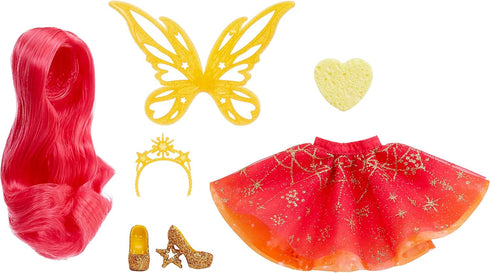 MGA Entertainment Dream Ella Color Change Surprise Fairies Celestial Series Doll - Yasmin Sun Inspired Fairy with Iridescent Sparkly Wings & Purpl...