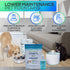 Pet Water Drops - Dog and Cat Water Additive for Dental and Oral Care - Prevents Pets Water Bowl and Dispenser Fountain Slime - for Fresh Breath a...