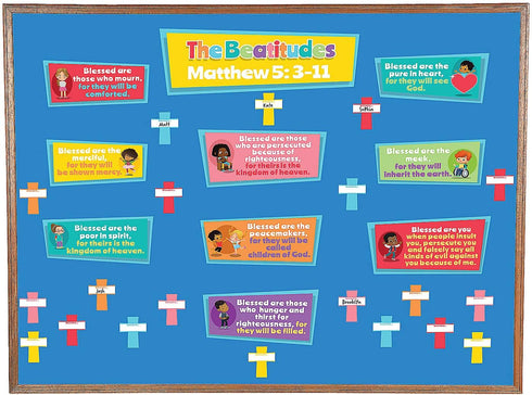 Write-On Beatitudes Bulletin Board Set, 5 Pieces...