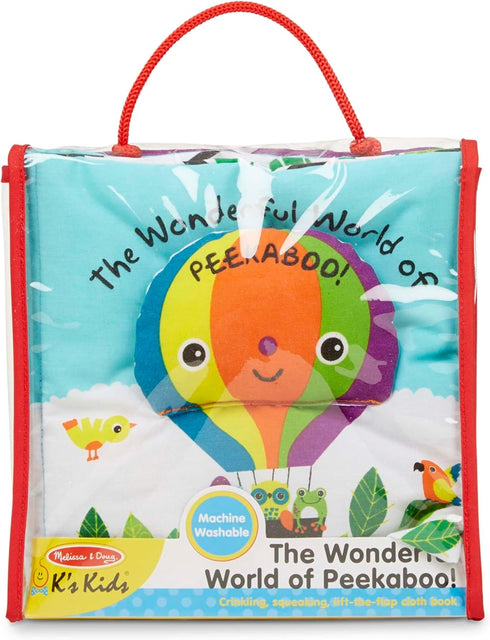 Melissa & Doug Soft Activity Baby Book - The Wonderful World of Peekaboo!...