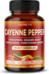 Cayenne Pepper Capsules - Ultra complex with Cinnamon, Ginger, Cardamom, Hawthorn Berry - Support Digestion, Circulation & Overall Wellness (180 c...