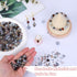 700pcs Glass Beads Jewelry Making Kit Assorted Crystal Round DIY Beads with Ocean Beads and Seed Beads for Bracelets Necklaces Earrings Making (Gr...