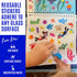 Kids Travel Educational Activity Book with Washable Markers - Car and Airplane Activities, Learning Toys for Toddlers- Search and Find, Reusable S...