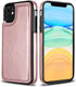 HianDier Wallet Case for iPhone 11 6.1-inch Slim Protective Case with Credit Card Slot Holder Flip Folio Soft PU Leather Magnetic Closure Cover fo...