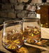 Mofado. Crystal Whiskey Glasses - Modern - 11oz (Set of 2) - Perfect Weight and Sturdy/Barware for Scotch, Bourbon, Manhattans, Old Fashioned Cock...