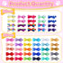 50 Pcs Dog Hair Bows with Clips Puppy Dog Small Bowknot Cute Handmade Small Dog Accessories Pet Grooming Products for Doggies Cat Rabbit Kitten, C...