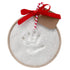 Child to Cherish Glitter Baby Handprint First Christmas Ornament Kit with Wooden Ring...