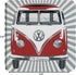 BRISA VW Collection - Volkswagen Drink Glass Cork Coasters with MDF Coating and T1 Bus Campervan Design (4-Piece Set/Samba Stripes/Multicolor)...